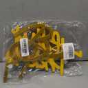 Babenest Gold Felt Happy Birthday Sign - Reusable Strong Adhesion Banner for Backdrop, Balloon Arch Decor, Party Supplies Reception Party Baby Shower Decorations