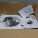 52" Farmhouse Ceiling Fan with Lights and Remote, Ceiling Fan with Caged Rustic Light Fixture, Reversible DC Motor, 5 Double Finish Wood Blades for Patio, Living Room, Dining Room, Bedroom