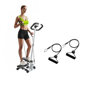 Ecogou Stepper for Exercise at Home, Stair Stepper with Handlebar and Resistance Bands, Low Noise and Smooth, 360 LB Max Weight Stepper Machine with LCD Monitor for Families, Apartments, Gyms