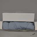 Baby Swaddle Receiving Blankets with Matching Beanie Set Newborn Nursery Swaddle Wrap for Baby Girls and Boys (Blue)