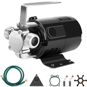 VIVOSUN 115V Water Transfer Pump, 1/10HP 330 GPH Portable Utility Pump with Water Hose Kit, Ideal for Removing Water from Gardens, Hot Tubs, Rain Barrels, Pools, Ponds, and Aquariums