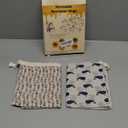 Reusable Beeswax Bread Bags for Homemade Sourdough: XL 13x17in (2 Pack) Eco-Friendly Plastic-free Food Storage | Moisture Lock Technology, Sustainable Fresh Food Preservation Solution