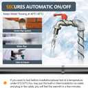 160FT Heating Cable for Metal and Plastic Home Pipes, Energy-efficient, Heat Tape for Water Pipes, Pipe Freeze Protection, Keeps Water Flowing at -40, 120V, 5W/FT