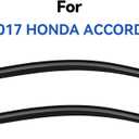 Window Visors Rain Guards Shield for 2013-2017 Honda Accord Coupe, Out-Channel Window Vent Wind Deflectors Visors Shades for 13-17 Accord