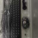 Wireless Keyboard and Mouse Combo, RGB Backlit, Rechargeable & Light Up Letters, Full-Size, Soft Typing, Sleep Mode, 2.4GHz Quiet Keyboard Set for Mac, Windows, Laptop, PC, Trueque KM42Pro (Black)