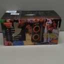 Portable Bluetooth Speaker: 240W Peak Powerful Loud Sound Deep Bass Wireless Boombox Large Subwoofer 15 Hours Battery Life Fast Charging with Led Light Show for Party Outdoor Camping Backyard (Black)