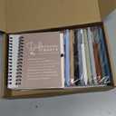 Resurhang 10 Sets Difference Maker Employee Appreciation Gifts Bulk Inspirational A6 Spiral Notebooks Journal with Ballpoint Pens for Social Worker Volunteer Coworker Staff Team Gifts (Neutral Colors)