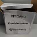 Pet Dog Cat Food Storage Container 5 to 7 lbs with Can Cover and Mixing Spoon, Airtight Pet Food Storage Dispenser with Large Spout & Measuring Cup for Kibble Dog Treat Bird Seed Container -Pink