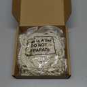 24 Pcs Valentine's Day Pearl Bow Ornaments Bowknot Tree Topper Decor Valentine Hanging Ornament Pendant Gift for Wedding Birthday Party Indoor Decoration (White)