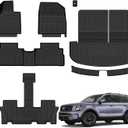Floor Mats Compatible with 2020-2025 Kia Telluride,All Weather TPE Car Floor Liners Custom Fit for Kia Telluride Accessories,3 Rows Floor Mats & Backrest mats & Trunk mat for Kia Telluride