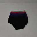 Annenmy Womens Cotton Underwear High Waisted Full Briefs Soft Stretch Breathable Ladies Panties (Medium, Dark, 5-pack)