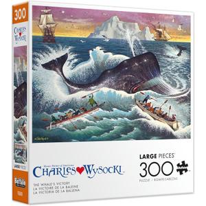 Buffalo Games Jigsaw Puzzle - 300 Pieces, 21.25 x 15 in, Multicolor - Oversized Pieces for Easy Grip & Adult Jigsaw Puzzles - Bonus Reference Poster & 300 Count Puzzles for Adults