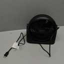 Amazon Basics Air Circulator Desk Fan for Bedroom, Home and Office, 90-Degree Tilt Head, 3 Speed Settings, Cooling, 35 Watts, Black, 11.1"W x 6.3"D x 10.9"H