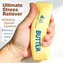 Butter Squishy, Slow Rising Butter Squeeze Toy, Cream Scented Butter Squeeze Toys, Stress Relief Toy for Relaxation, Soft & Safe PU Great for Home Office School(Yellow)
