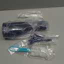 Water Dental Flosser Pick for Teeth: Cordless Rechargeable Oral Irrigator - 4 Modes IPX7 Waterproof 300ML Removable Tank Electric Dental Flossing Machine for Braces, Travel & Home Use (Dark Blue)