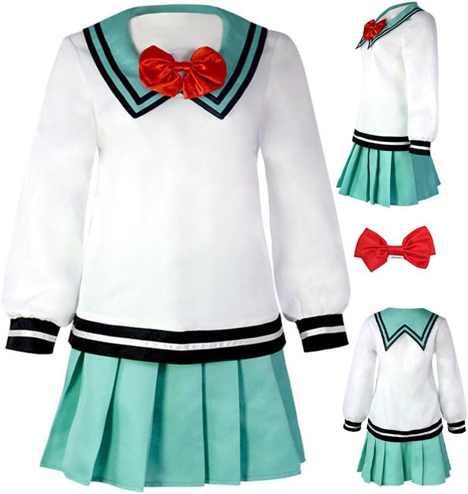 Okazaki The Saiki K Cosplay Costume School Uniform Suit Halloween Full Set (Large, Women)