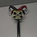 California Costumes Women's Jester Skull Cane Costume (Black/White/Red)