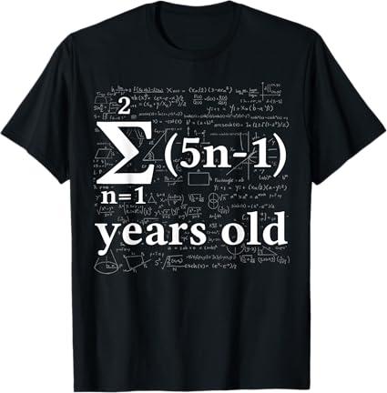 Math 13 Birthday Boy 13 yr 13 Year Old Boy 13th Birthday TShirt L