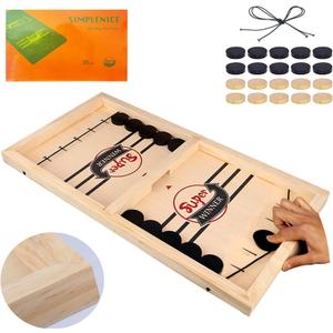 Fast Sling Puck Game,Sling Puck Game,Super Winner Games Toy,Paced Winner Board Games Toys for Kids & Adults Large Size (22.2*11.8") Fast Sling Puck Game,Sling Puck Game,Super Winner Games Toy,Paced Winner Board Games Toys for Kids & Adults Large Size (22.2*11.8")
