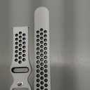 Vancle Bands Compatible with Garmin Vivoactive 4/Venu 3/Venu 2, Garmin Forerunner 265 255 Watch Band, Soft Silicone Sport Replacement Strap for Women Men (White/Black)