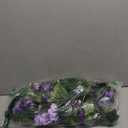 Floweroyal 2 Pack Artificial Flower Garlands 15.8FT Fake Rose Vines Silk Flowers Hanging Rose Ivy for Wedding Arch Party Home Garden Wall Decor (Purple)