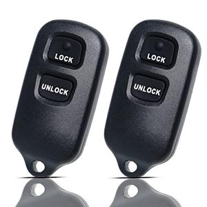 MechanMagic Key Fob Remote Replacement Fits for Toyota 4Runner 1999-2009/CELICA/RAV4 2001-2005/HIGHLANDER/PRIUS/TUNDRA/ECHO/SCION XB XA 2004-2006 Keyless Entry Remote Control HYQ12BBX (Pack of 2)