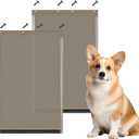 2PACK PAC11-11038 Replacement Flap with Screws,Medium Dog Door Replacement Flaps Compatible with Petsafe Replacement Flap Measures 8 1/8" W x 12 7/8" H, Weather-Proof & Warp-Resistant