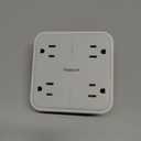 Multi Plug Outlet Splitter, TESSAN Widely Spaced Outlet Extender with 4 AC, Wall Plug Expander Surge Protector for Home, Office, Dorm Essentials