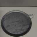 Comal Para Tortillas Grandes Redondo Para Estufas for Tortillas y Quesadilla Carbon Steel Heavy Duty Metal Handle (15.5 Inch)