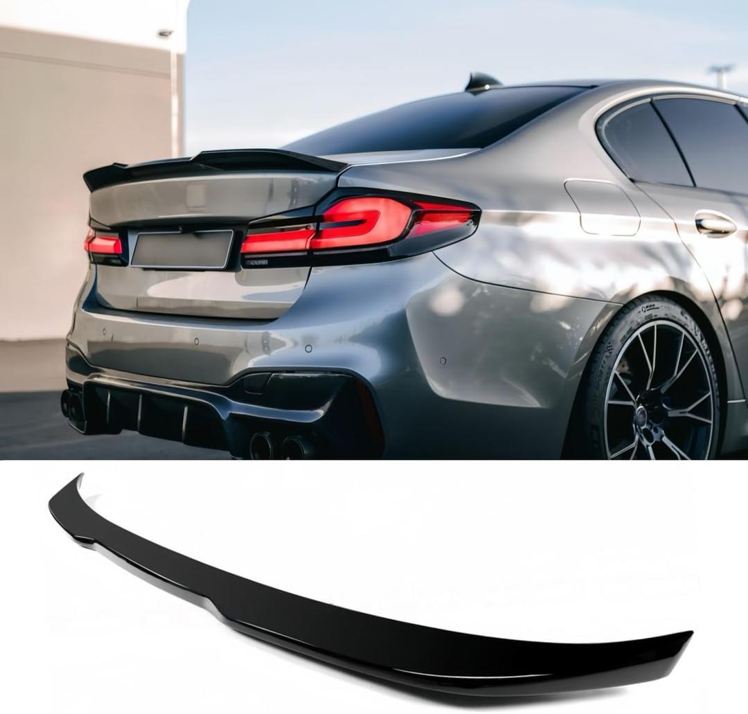 Rear Trunk Spoiler Compatible with BMW G30 5 Series & F90 M5 20172023, Duckbill High Kick Wing Lip Fits 530i 530e 540i 540d M550i M5 (Glossy Black)