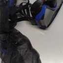 Greatever Snorkel Set Pano 3 Window Snorkel Mask Adult, Panoramic Wide View, Anti-Fog Scuba Diving Mask, Anti-Leak Snorkel Goggles Dry Top Snorkel, Professional Snorkeling Gear for Adults (Black Blue)