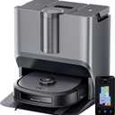 Eureka J20 Robot Vacuum Self Emptying, 8000Pa Suction, Auto Mop Washing & Hot Air Drying,3D Obstacle Avoidance, Cycling Belt-Mop Design