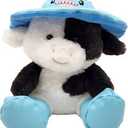 Aurora Snuggly Tubbie Wubbies Cow Stuffed Animal - Comforting Companion - Imaginative Play - White 11 Inches