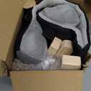 Zakkart Cat Perch for Window Sill with Bolster - Orthopedic Hammock Design with Premium Hardwood & Robust Metal Frame - Cat Window Seat for Large Cats and Kittens - Natural Color Wood Gray Bed, 24''W