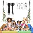 Everyfun Tree Swing for Kids and Adults, 60" Waterproof Rectangle Platform Swing, 700lbs Heavy Duty with Adjustable Straps, Colorful