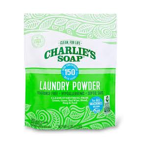 Charlie’s Soap Laundry Powder New (150 Loads, 1 Pack) Fragrance Free Hypoallergenic Plant Based Deep Cleaning Laundry Powder – Biodegradable Eco Friendly Sustainable Laundry Detergent