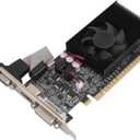 Zunate GT210 1GB DDR3 Graphics Card, 2560x1600 Resolution, DVI/VGA/HDMI Outputs, PCI Express with Built-in Fan, for Office and Gaming