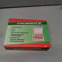 15 PCS 1/4 Inch Router Bit Set Shank Tungsten Carbide Tipped Router Bit Set Woodwork Tools with Wooden Box