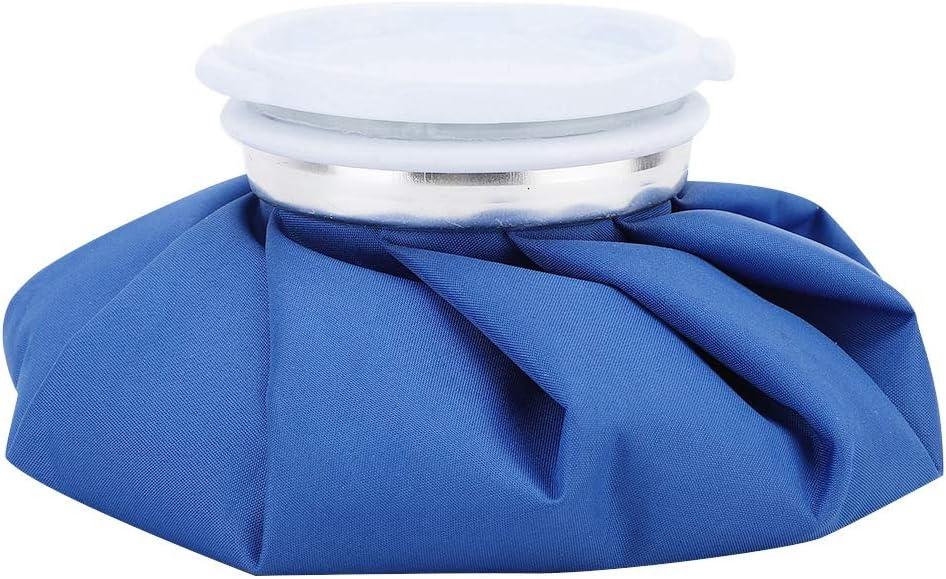 Ice Bag, Reusable Hot Pack Compress Ice and Hot Water Waterproof Bag for Knee Pain Sports Relief Fever Reduce (6 pulgadas)