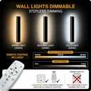 Picico 2 Pack 31in Modern Outdoor Wall Light,IP65 Waterproof LED Sconce, 2pcs-31*4.33in