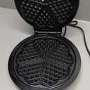 Mueller Heart 5 Waffle Maker, Waffle Iron, Adjustable Browning Control & Nonstick, Cool Touch Handle, Easy to Clean, Small Kitchen Appliances