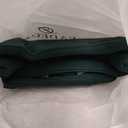 FADEON Leather Backpack Purse for Women Designer Travel Backpack Purses PU Fashion Ladies Shoulder Bag with Tassel (Medium (14-in Height), 1 Dark Green Nubuck Style)