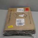 C-Shaped Side Table for Couch - Small Coffee Stand Sofa Tray Desk with Metal Frame and Waterproof Scratch Resistant, Modern End Accent for Living Room, Bedroom, Small Spaces, Rustic Brown