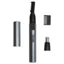 Wahl Micro Groomsman Battery Personal Trimmer for Hygienic Grooming with Rinseable, Interchangeable Heads for Eyebrows, Neckline, Nose, Ears, & Other Detailing (4 Piece Set)