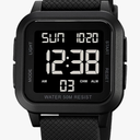 BESTKANG Unisex LED Digital Watch Women Men Digital Sports Watch Fashion Simple Luminous Waterproof Watch