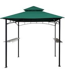 JANCANOPY Grill Gazebo Replacement Cover 5x8 Ft Canopy Top Compatible with SUNJOY Grill Gazebo Frame Model LGG001PSTF,LGG001PSTH,LGG001PSTF2 (Forest Green) (Cover Only)