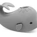 Baby Bathtub Faucet Cover, Baby Safety Protection Silicone Toys, Bath Spout Cover Baby Bathtub, Faucet Cover Baby Bathtub Silicone Whale for Kids, Toddler, Infant, Gifts for Children (Grey)