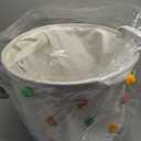 Whitmor Laundry Basket Hamper Large Collapsible Laundry Hamper with Easy Carry HandlesFreestanding Clothes Hampers for Laundry, Bedroom, Dorm, Clothes, Towels, 75L, White, 4 Pack