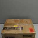 White Farmhouse Nightstand with Drawer, Small Wooden Bedside Table, White End Table, Bedroom Side Table with Storage, Rustic Wood Night Stand LET512WR