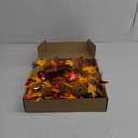 Timer & Pumpkin - 6 Ft Lighted Fall Tree Thanksgiving Fall Decorations for home, Pop Up Tinsel Maple Tree with 60 LED Orange Warm Lights Battery Operated Collapsible Thanksgiving Tree Porch Home Party